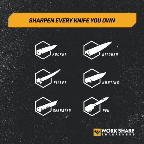 Work Sharp Professional leather strop for final polish and refined edge finish.