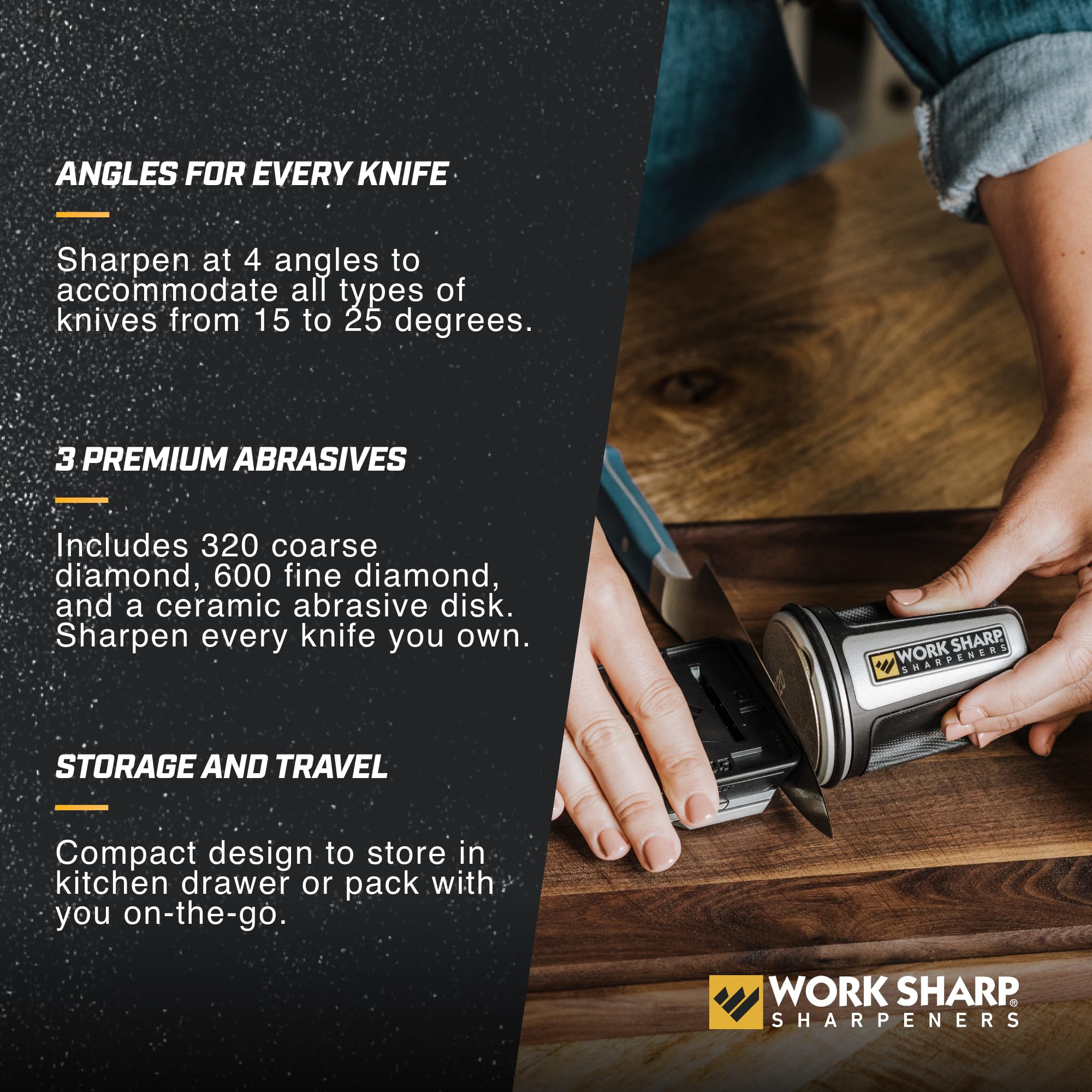 Work Sharp ceramic edge for polishing and final honing