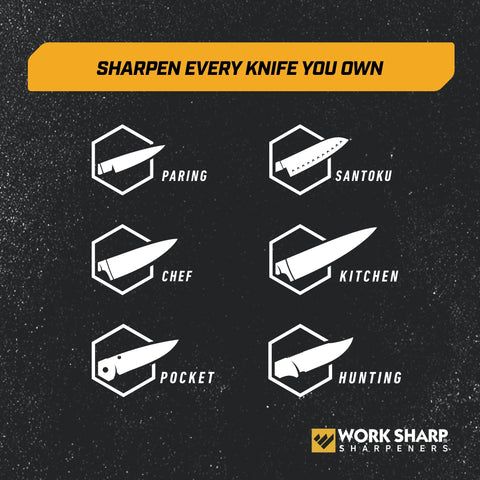 Compact Work Sharp Rolling Knife Sharpener fits in a drawer