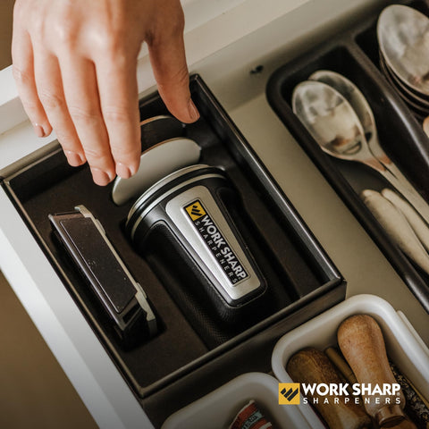 Easy maintenance of the Work Sharp Rolling Knife Sharpener