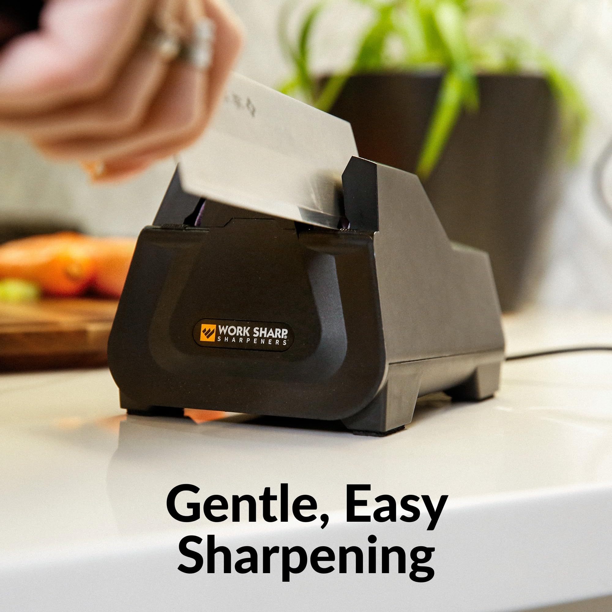 Work Sharp sharpener handles scissors and shears with ease.