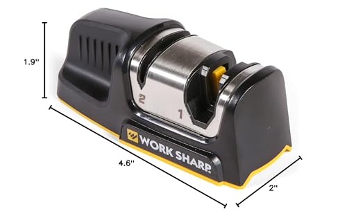 Work Sharp serrated blade compatibility for edge refreshment.
