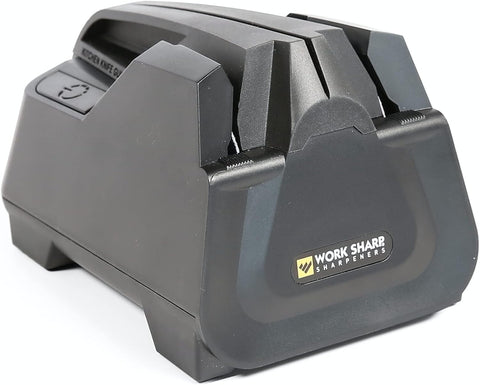 Work Sharp sharpens all knife types, including serrated blades.
