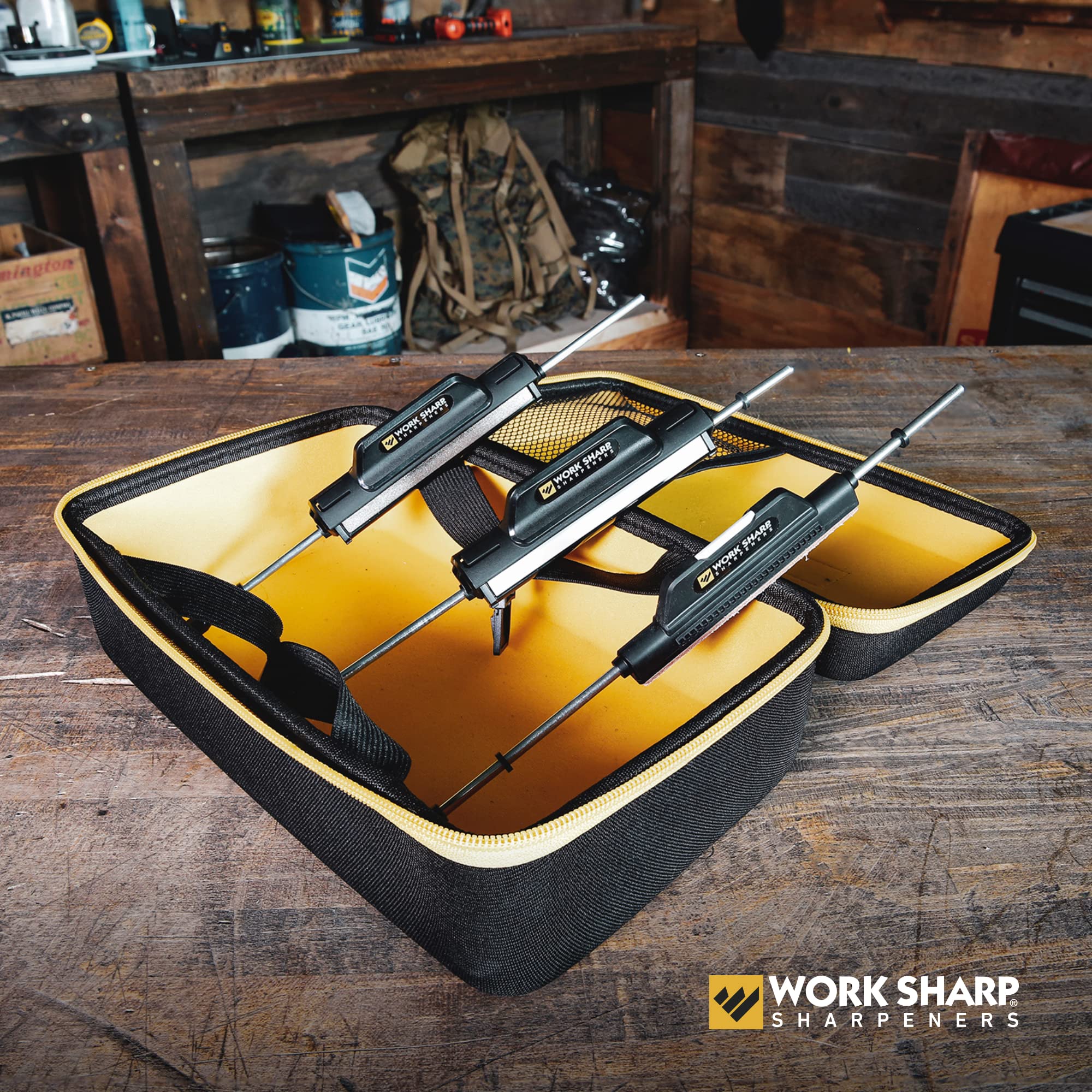 Work Sharp upgrade kit with 320 grit diamond stone for bevel shaping