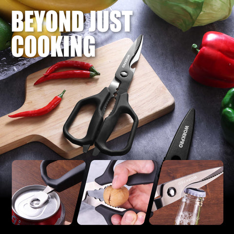 WORKPRO Ergonomic, non-slip grip ensures comfortable cutting.