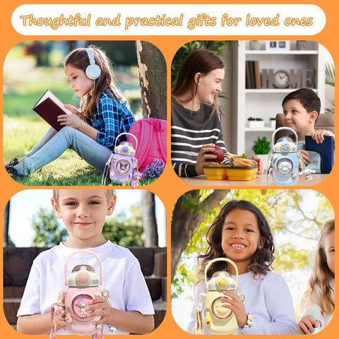 Leakproof lid sealing ring protects against spills during travel.