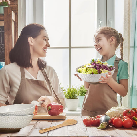 Wotalation durable bowl tolerates high heat for versatile kitchen tasks.