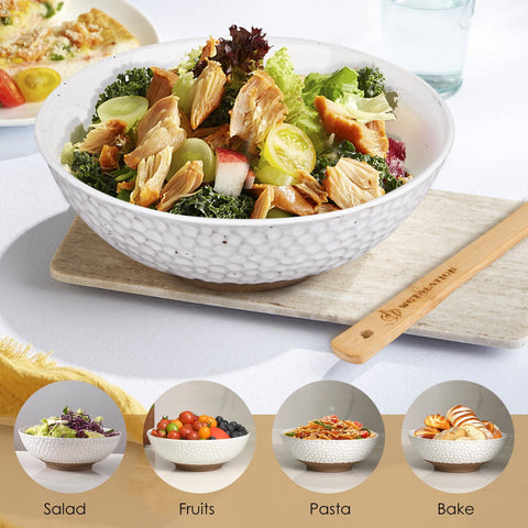 Wotalation eco-friendly natural clay bowl with smooth glaze finish.