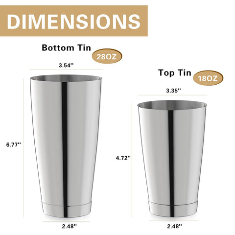 WOTOR Boston shaker essential bar tool for pros and enthusiasts.