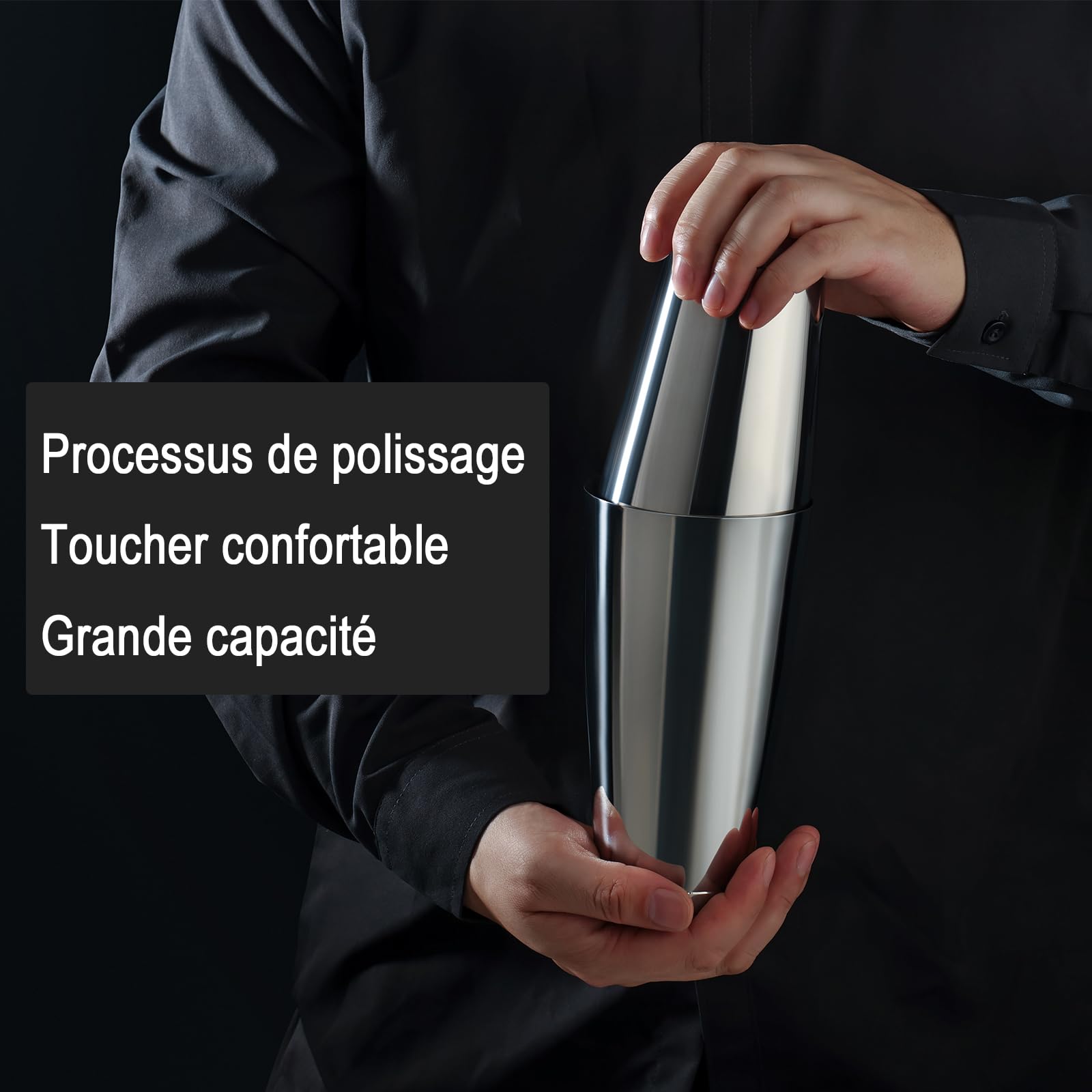 WOTOR leak-proof seal keeps liquids contained during vigorous shaking.