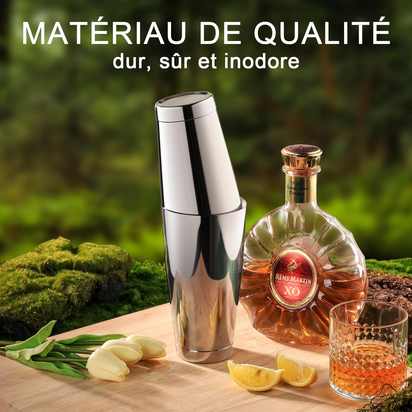 WOTOR shaker strainer ensures clean pours and precise filtration.