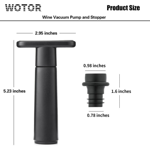 WOTOR reusable stoppers close-up for repeated wine sealing