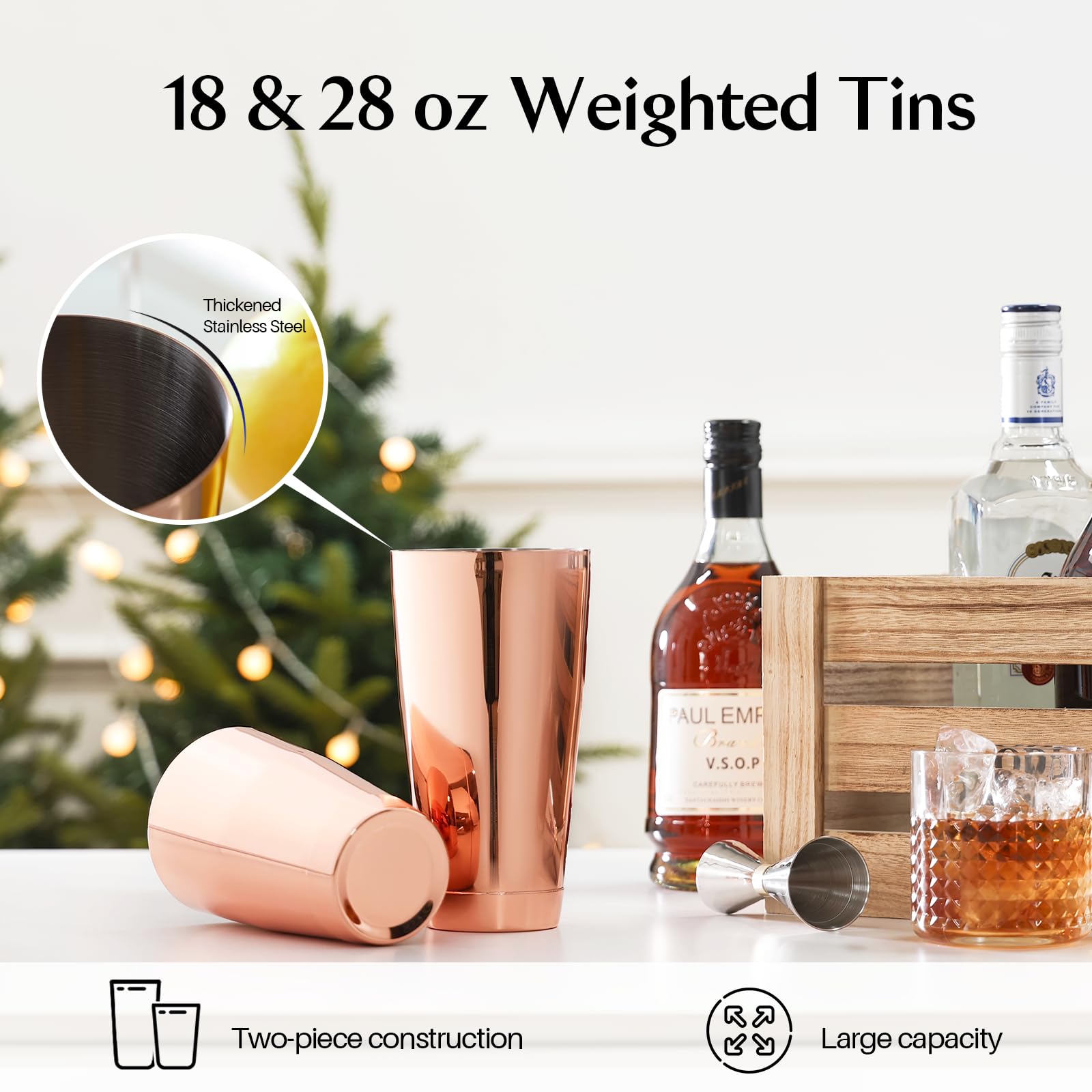 WOTOR two-piece construction enables easy control and rapid chilling.