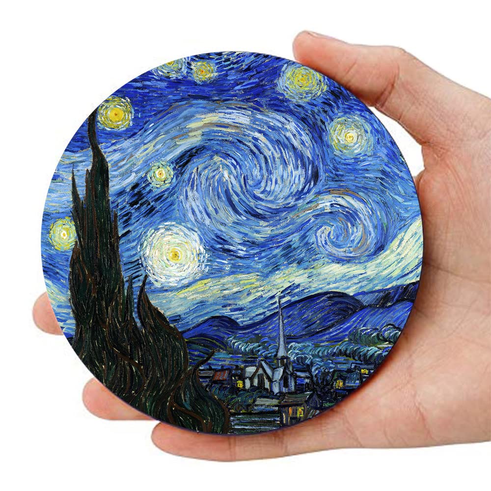 WOW DING Sunflowers coaster brightens tables and absorbs spills with ease.