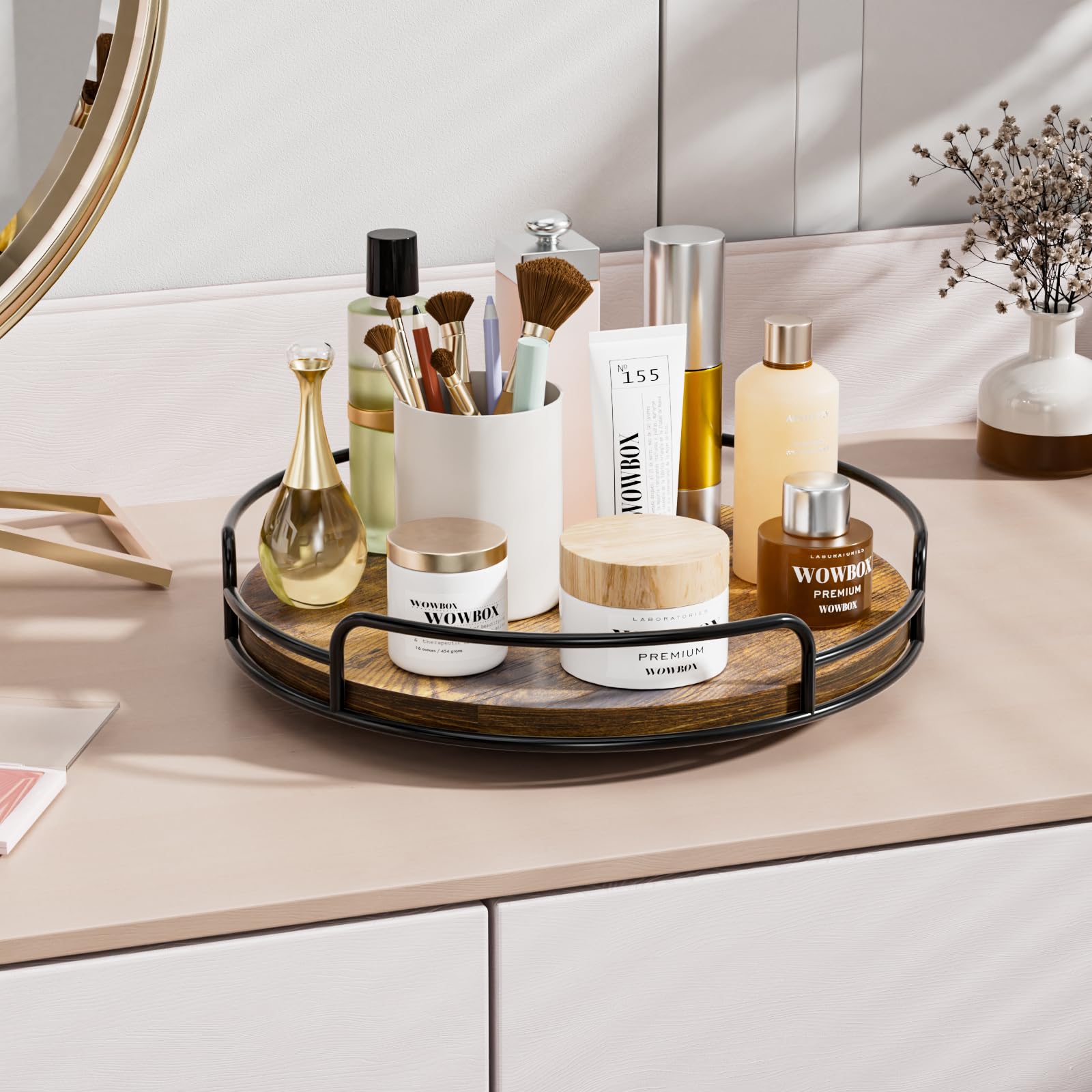 WOWBOX decorative tray doubles as a stylish serving solution.