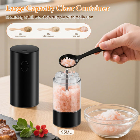 WOWBOX multifunction grinder stores spices like cumin and chili flakes for diverse cooking.