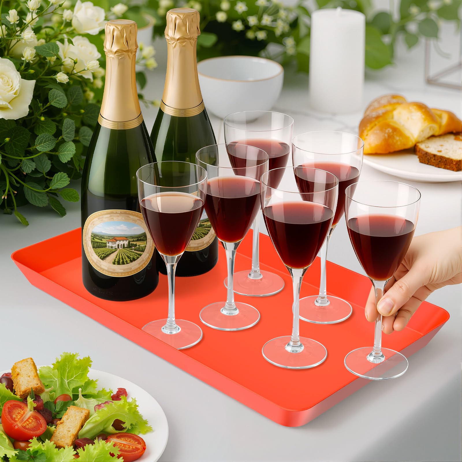 WOWBOX kitchen-organization tray keeps snacks, cookies, and tools neatly arranged.