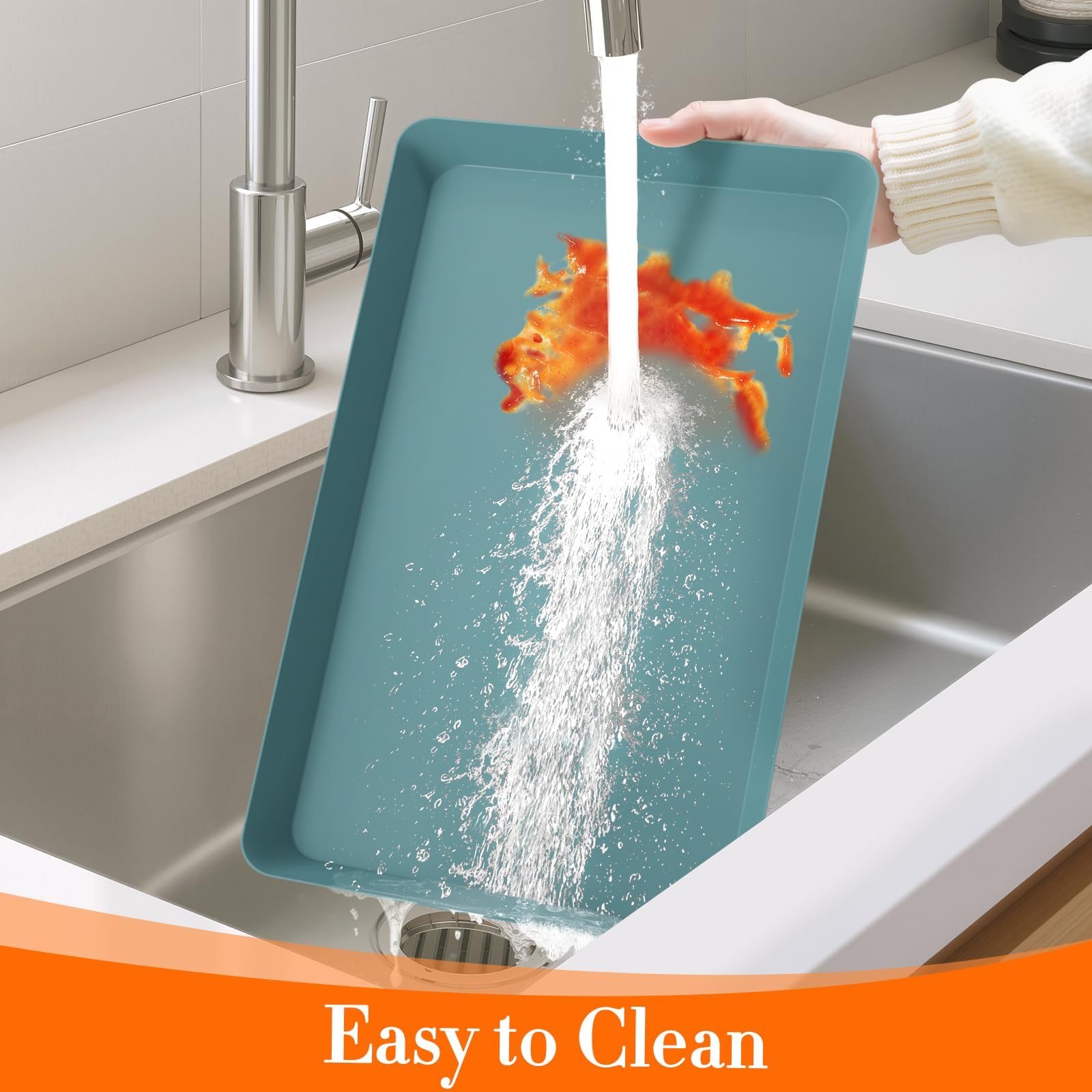 WOWBOX green trays bring a fresh look to entertaining setups and everyday serving