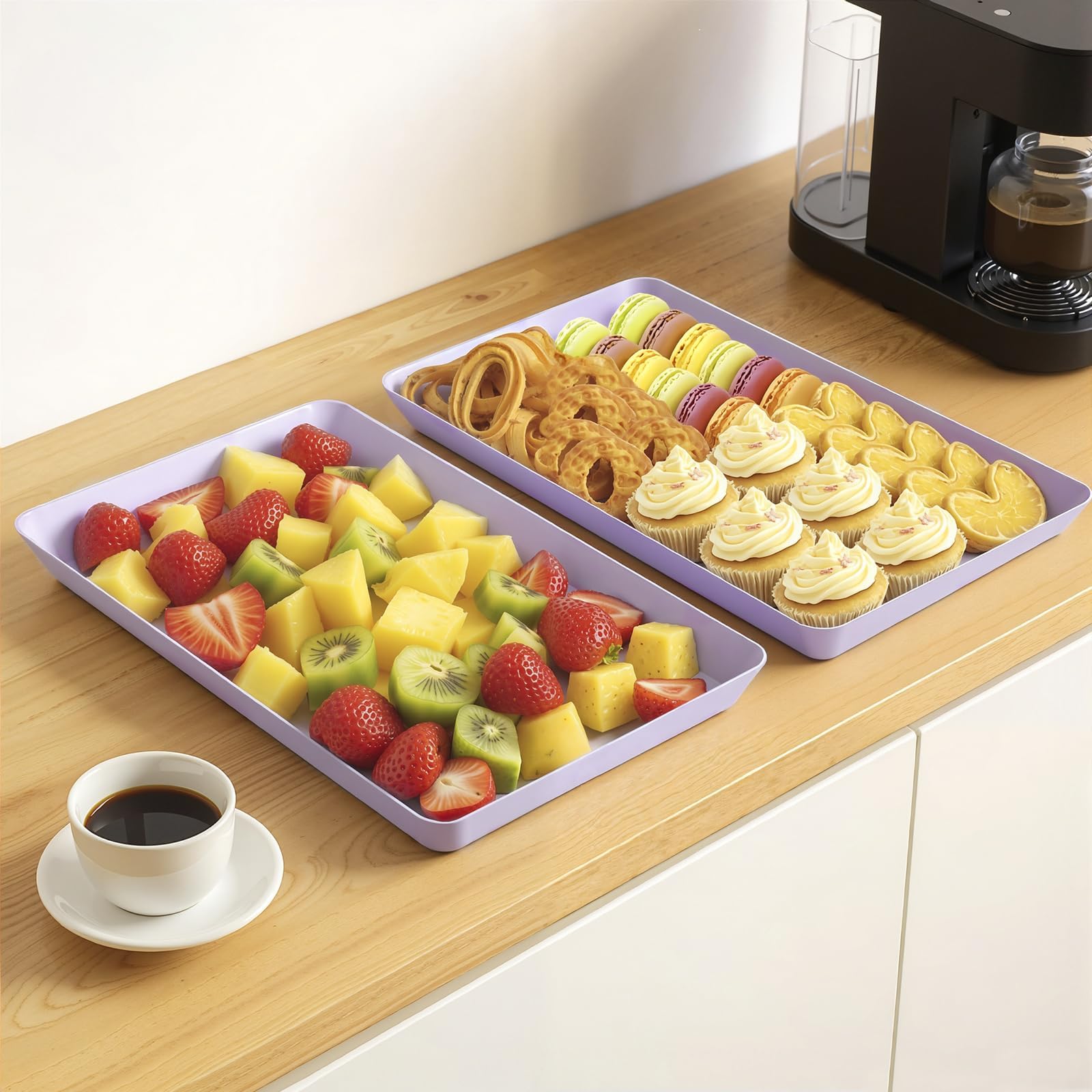 WOWBOX 4-pcs-set is reusable and stackable for compact storage.