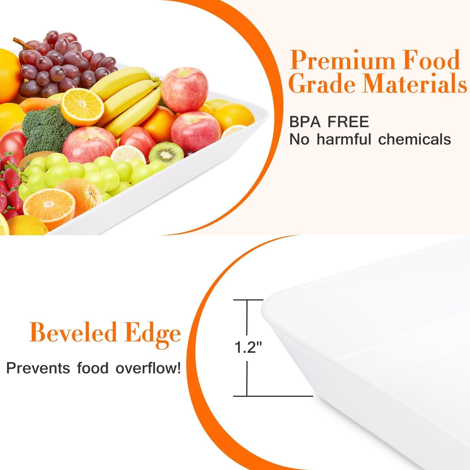 WOWBOX stackable trays save cabinet space while keeping snacks organized