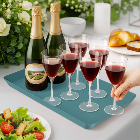 WOWBOX stackable trays save cabinet space while keeping items organized