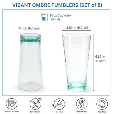 WowProLiv amber ombre 20oz tumbler for festive gatherings.