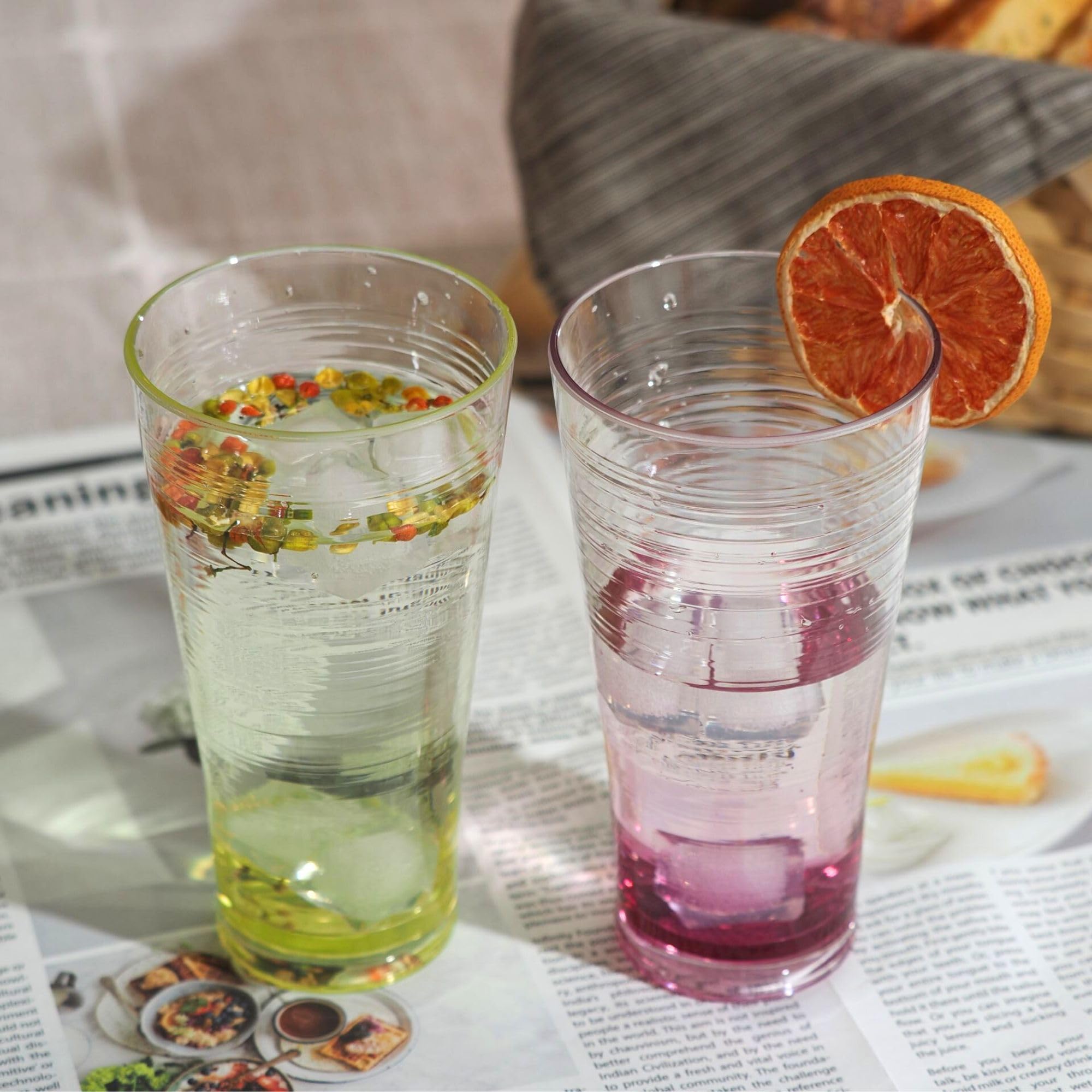 WowProLiv purple ombre 20oz tumbler for colorful entertaining.