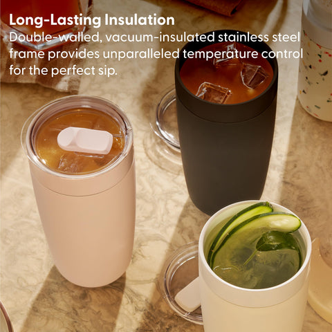 W&amp;P Porter 20 oz fits most car cup holders for daily use.