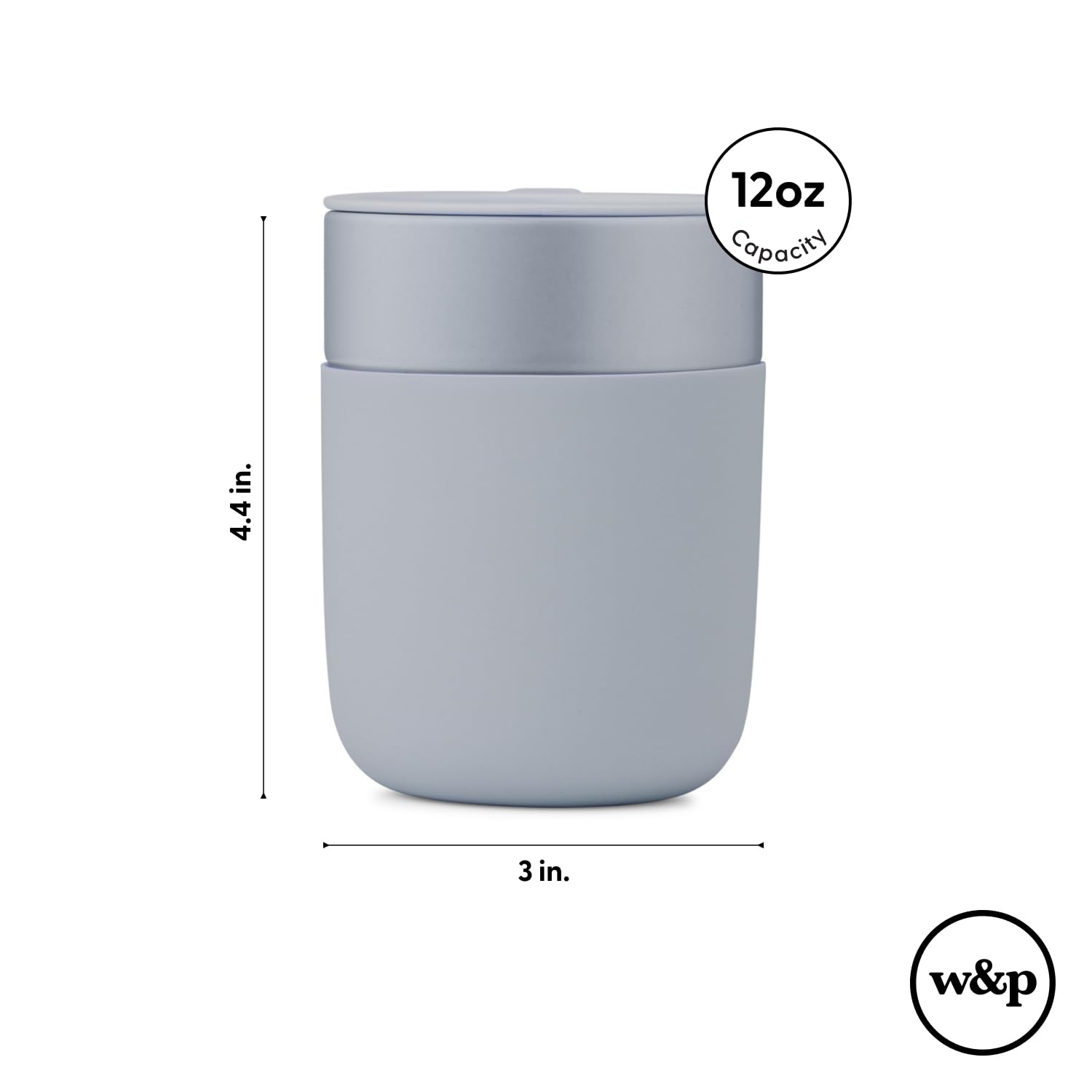 W&P Porter mug is dishwasher safe for easy cleaning.