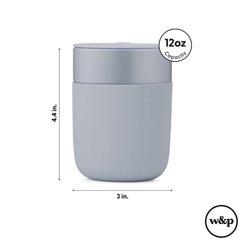 W&P Porter mug is dishwasher safe for easy cleaning.