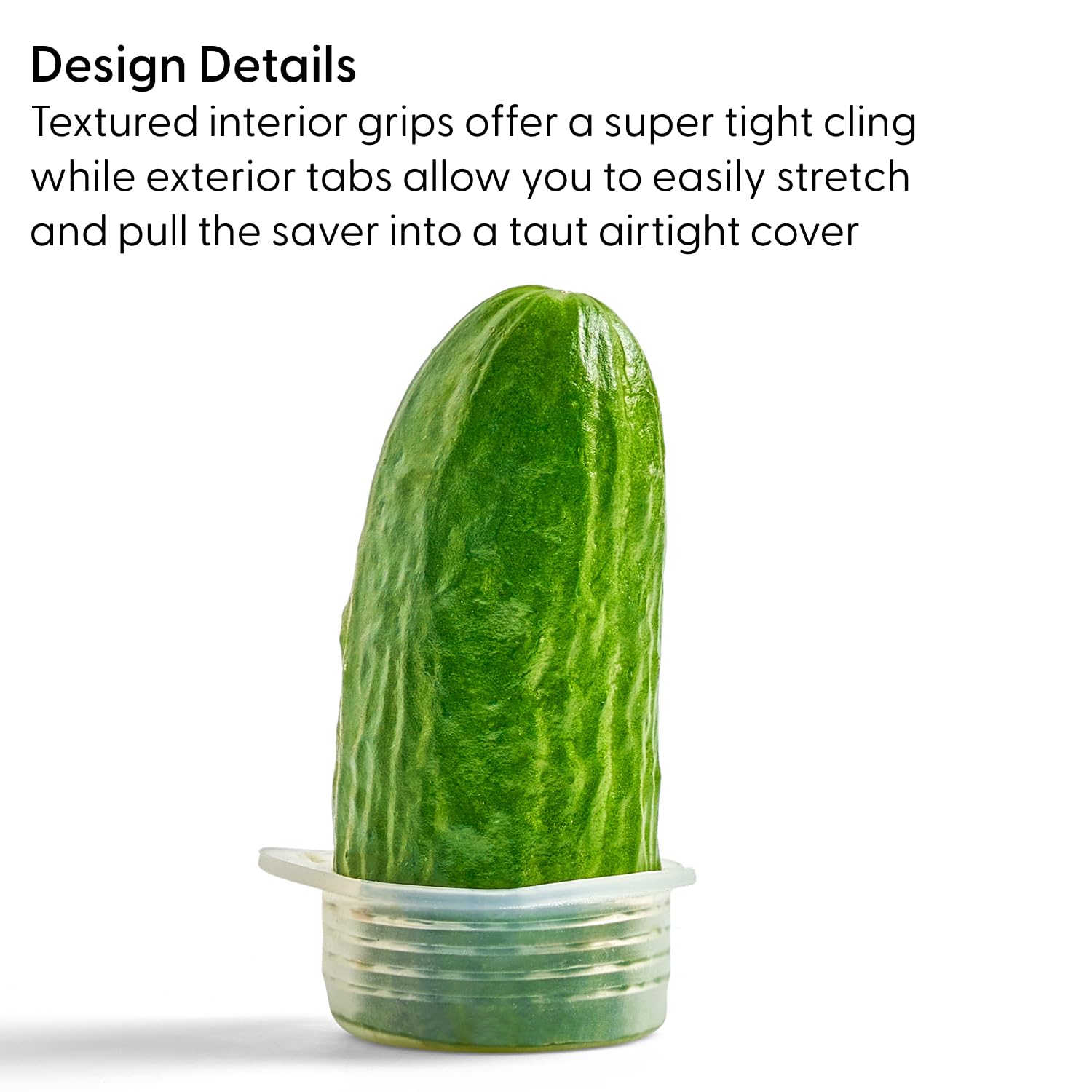 W&P reusable produce saver 2.6-inch lid covers avocado or onion slices
