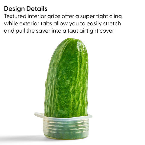 W&P reusable produce saver 2.6-inch lid covers avocado or onion slices