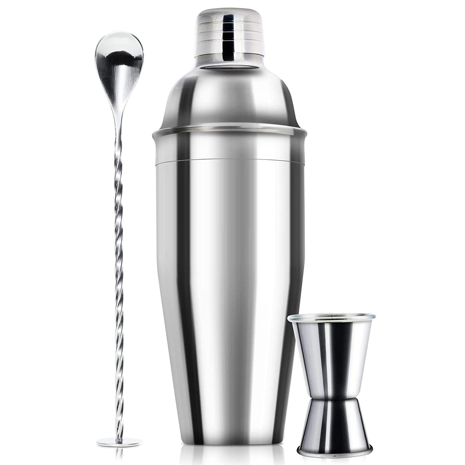 WPHUAW 24oz cocktail shaker cap for spill-free pouring and precise measurement.