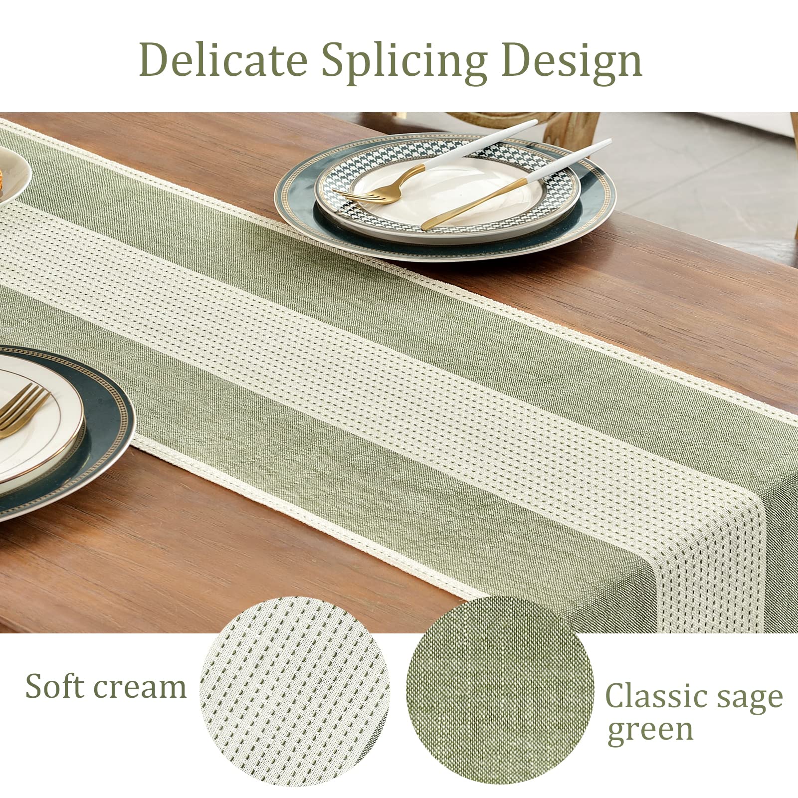 Wracra 72-inch dining runner pairs with long tables for elegant setups.