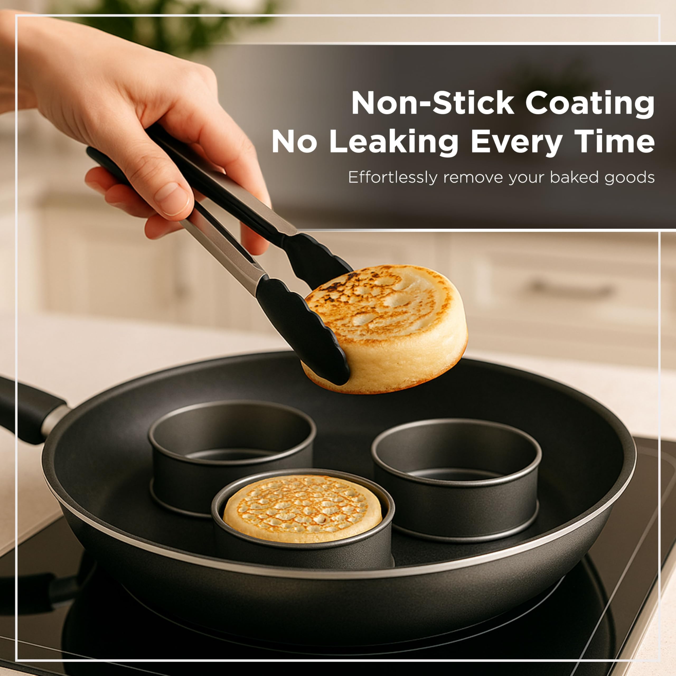 Dishwasher and oven safe Wrenbury rings for quick cleanup