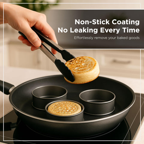 Dishwasher and oven safe Wrenbury rings for quick cleanup