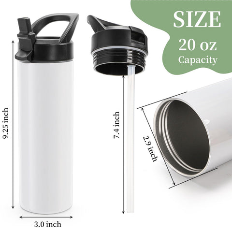 WRINGKIT 20 oz sublimation tumbler side view showing rugged insulation