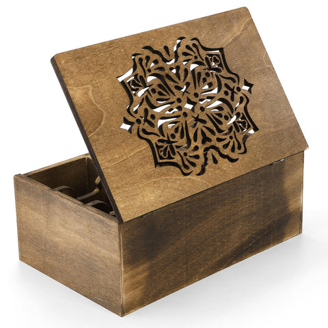 WRINGKIT compact tea caddy saves counter space while keeping essentials organized