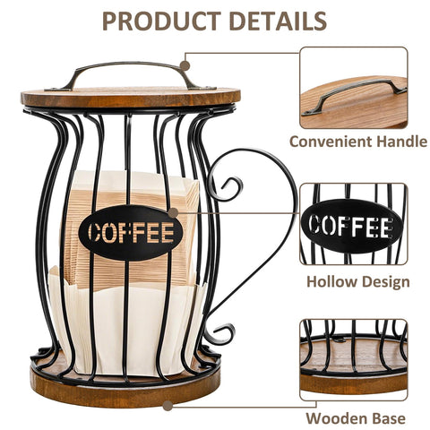 WRINGKIT Rustic open-grid organizer reveals pods easily for quick selection