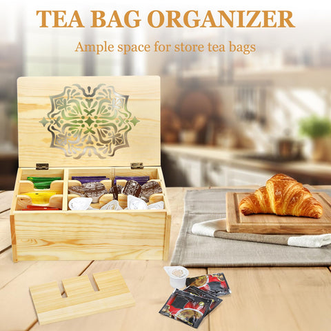 WRINGKIT organizer flexibly stores spices, jewelry, or craft supplies alongside tea