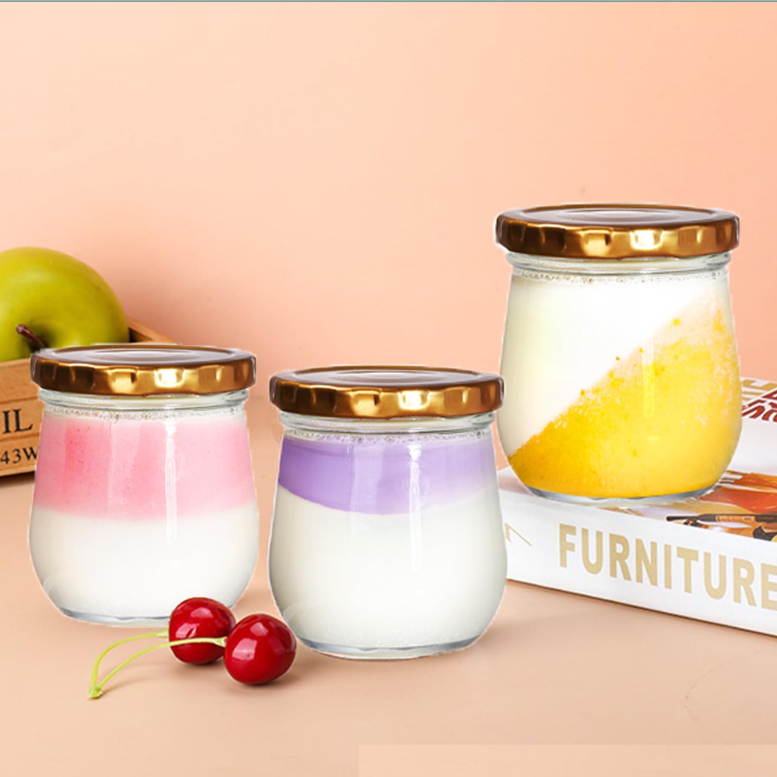 WRINGKIT transparent mason jar lets you monitor contents easily for replenishment.