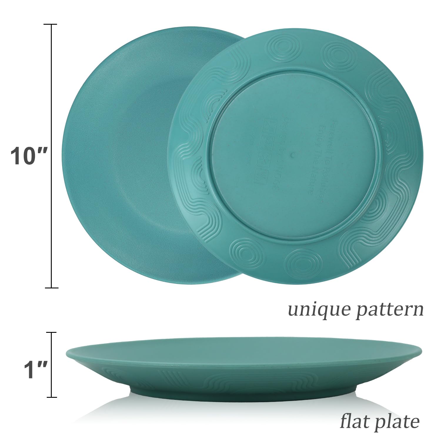 Wrova dishwasher-safe dinner plates designed for easy cleanup