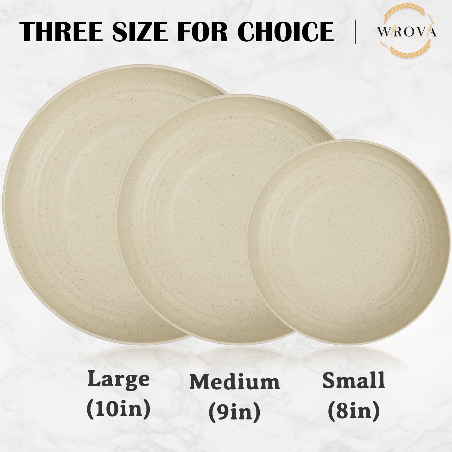 Wrova dishwasher and microwave safe plates simplify cleanup after dinners