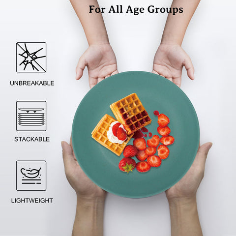 Wrova eco-friendly wheat straw plates as a plastic alternative