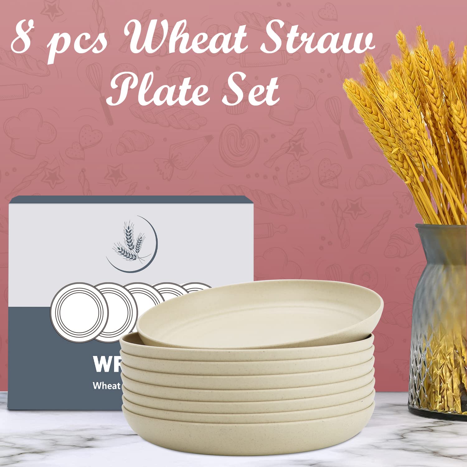 Wrova kid-friendly plates in beige support mess-free meals