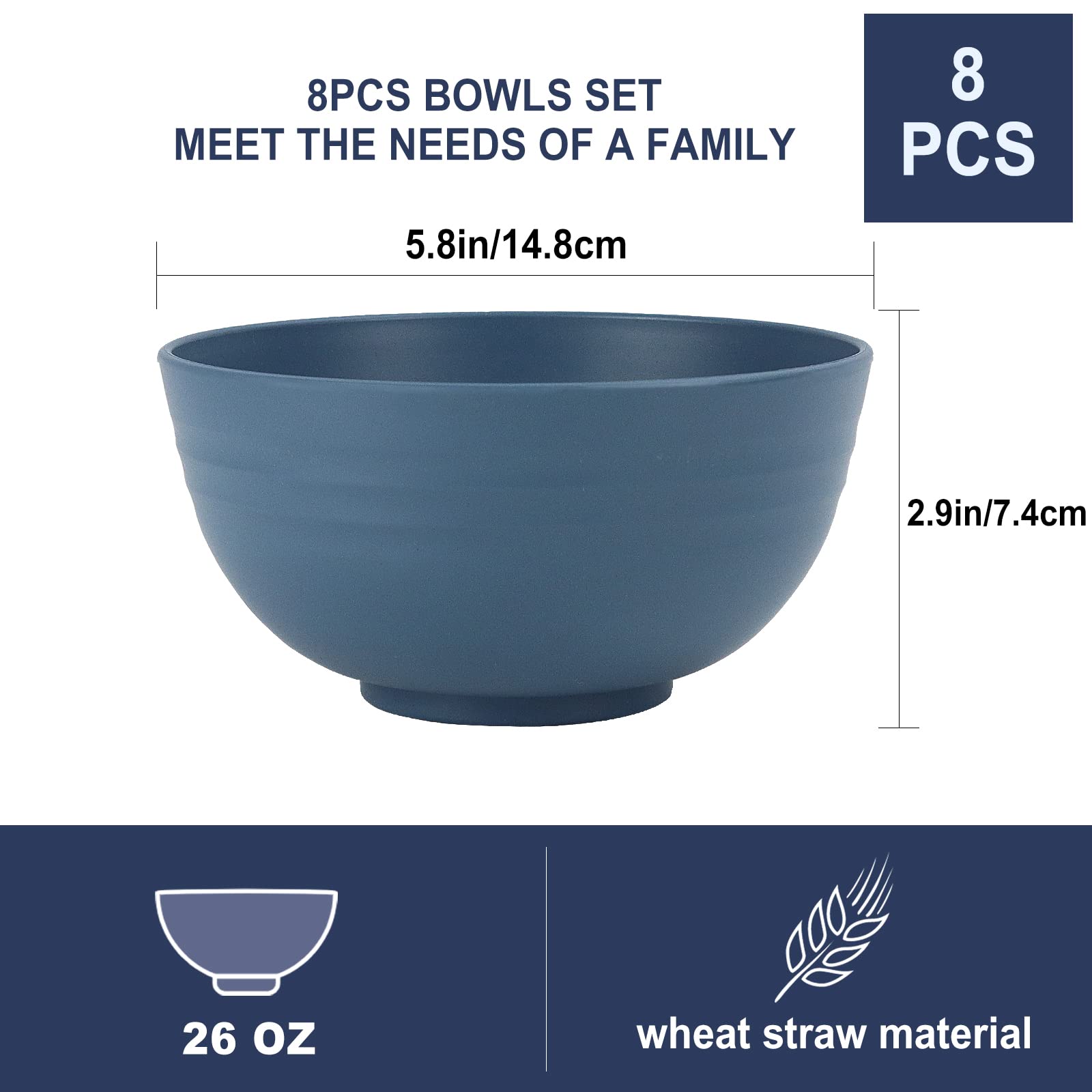 Wrova bowl with thick edges, comfortable grip and generous capacity