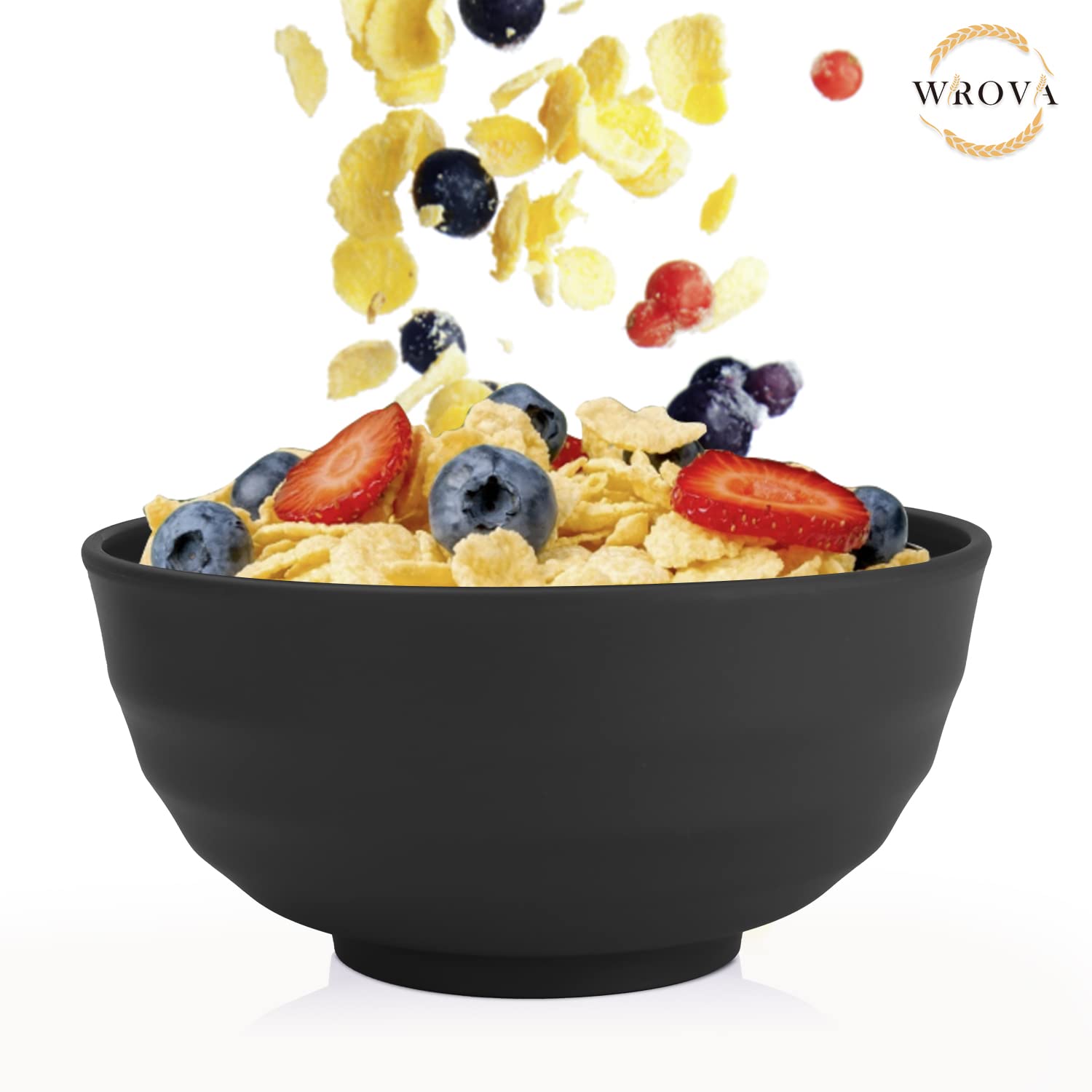 Wrova wheat straw bowls perfect for camping and picnics