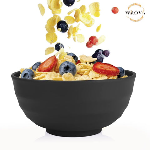 Wrova wheat straw bowls perfect for camping and picnics