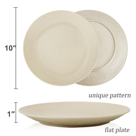 Wrova plate surface shows non-slip texture to keep foods steady.