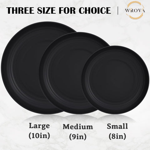Wrova Wheat Straw Plates microwave-safe option for reheating at home.